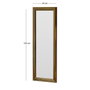 Hanah Home Espejo de muelle con marco dorado Smooth - Gold